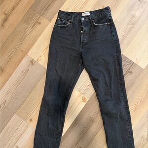 Agolde High Rise Dark Gray Women's Jeans